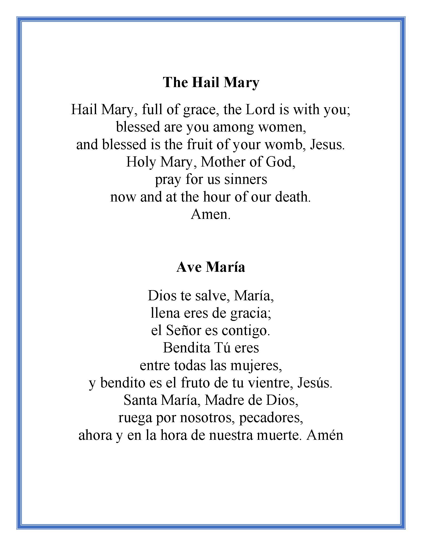 A Prayer for Paris — Our Lady of Mercy